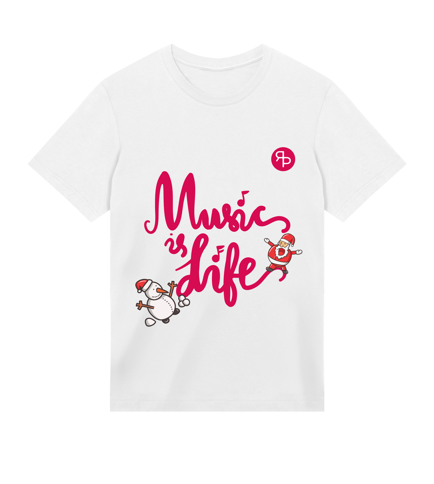 RaidPal T-Shirt XMAS - White - Premium